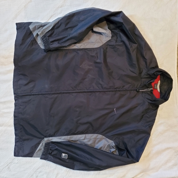 Nike mens windbreaker black full zip 3X - Picture 2 of 12